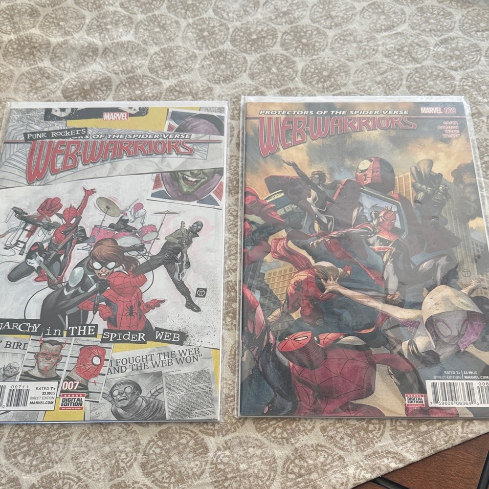 Marvel Web Warriors Comics 007 & 008